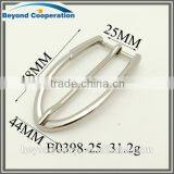 High-class Lady 25mm Half-ellipse Gold and Nickel Plated Pin Buckle thumbnail-1