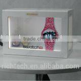 Richtech Acrylic Small Size Transparent Video Showcase thumbnail-3