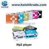 Cross Button Mini Clip Mp3 With 128mb 256mb 512mb tf Card