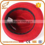 Custom Red Formal Hats Women Wool Felt Hat Feathers for Fedora Hats Supplier's Choice thumbnail-6