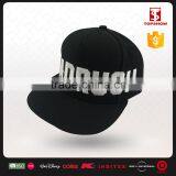 6 Panel Cotton Simple Snapback 3D Embroidery Cap With Printing Inner Bordering thumbnail-1