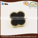 Four Leaf Clover Shape Small Size Plastic Shank Button