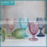 LangXu Hand Pressed Color Glass Goblet/drinking Glassware thumbnail-3