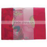 Classic Plastic PP Polypropylene Film Book Cover With Customized A4 Pvc Book Cover With Any Logo Printing for Stude(BLY8-0004BC)