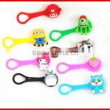 Fashion Cable Winder for Earphone,unique Design Cute Silicone Bobbin Winder thumbnail-1
