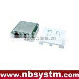 Surface Box 2 Ports, Cat5e RJ45 Shielded Type