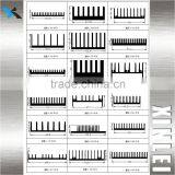 Aluminium Cooling Fin Extruded Aluminum Speaker Heat Sink 144X20MM thumbnail-5