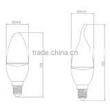 TIWIN TUV GS CE ROHS LED Candle Bulb Lighting E14 4W thumbnail-6