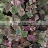 Green Fluorite Crystal Polyhedron Tumble