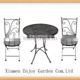 table and chairs wrought iron