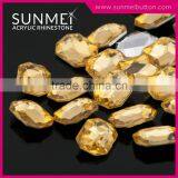 Octagon Shaped Acrylic Rhinestones (MIT) for Tiara Crown thumbnail-2