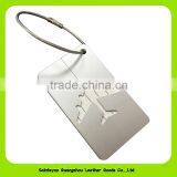 16030 Custom Braned Teco-friendly Travel Hotel Gifts Brown Leather Airport Luggage Tag thumbnail-2