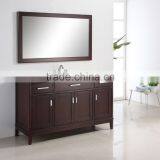 New Design LED Mirror Solid Wood Bathroom Furniture Sale thumbnail-5