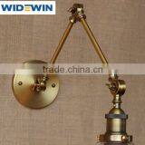 220V Iron Chrome Bar Dining Room Hotel Vintage Glass Wall Lamp Lighting thumbnail-4