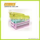 Multi-color Big Size Smile Face Plastic Storage Basket thumbnail-1