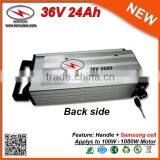 Hot Selling Rear Rack 1000W 36V 24Ah Lithium Battery for Electric Bike Price With Aluminum Waterproof Shell thumbnail-3