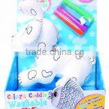 DIY Toy Coloring Washable Cute Dog With 4 Markers thumbnail-1