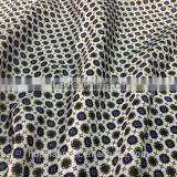 square print polyester cotton blend fabric for lining cushion cover