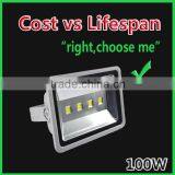 China 220v AC COB 100w Portable Outdoor LED Flood Light Longer Lifespan engled