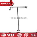 durable material polished silver color T shape stainless steel handrail