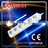 Hot Sale High Quality French 6 Way Extension Socket Power Strip CE 16A 220V CHILD PROTECTOR
