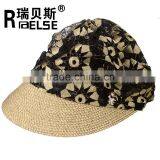 Fashion Girl Wide Brim Hat Sun Visor Hat Cheap Paper Straw Hat thumbnail-1