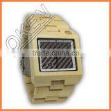 2016 Handsome Hot Sale Zebra Wooden Wristwatches OEM China Manufacturer thumbnail-6