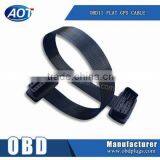 OBD2 24V to 12V Convertor OBD Flat Cable With Angled Connectors thumbnail-2