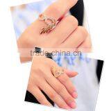 Sex Women Crystal Diamante Alloy Mask Rings thumbnail-2