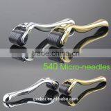 Stainless Steel Dermaroller 540 With Gold/silver Handle thumbnail-1