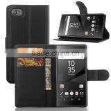 CHEAP COW SKIN TEXTURE Soft Wallet Case Stand PU Leather Case For SONY XPERIA Z5 E6603 E6633 FLIP LEATHER CREDIT CARD CASE thumbnail-2