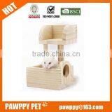 Wooden Hamster Toy Lookout Tower