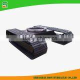 Agriculture Use 3.5 Ton Steel Track Chassis With Rubber Shoes