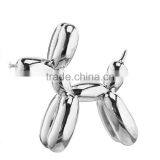 Balloon Dog Figurine Statue Home Decor - Silver Metallic Finished thumbnail-1