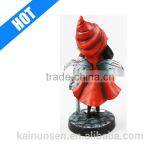 Handpainted Polyresin Pretty Girl Owl Figurine Sculpture thumbnail-2