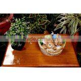 Gift Planter: Two Little Little Rabbit Basket thumbnail-1