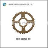 CD70 CDI 420 41T Pakistan Market Motorcycle Sprocket Colorful Design thumbnail-1