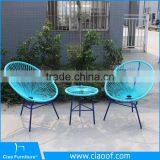 Popular Outdoor Furniture Wicker Garden Stackable Egg Chair thumbnail-4