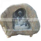 Home Deoc White Marble Guanyin Statue thumbnail-1