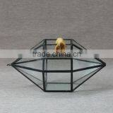 Indoor Decor Hanging Geometric Glass Terrarium Irregular Hanging Greenhouse thumbnail-2