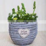 Natural Handmade Gardening Pots Container Small Wicker Baskets thumbnail-1