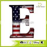 Store More Decoractive Metal LED Letter Light With Star-stripe thumbnail-1
