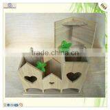 Popular Hinged Carved Lining Three Buildings Bird Nest thumbnail-4