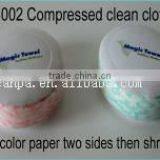 Popular Design Fashion Compressed Facial Mask 100% Rayon Biodegradable With Blister and Color Paper Package thumbnail-1