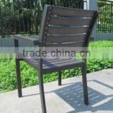 Grey Plastic Wood Arm Chair Cheap Outdoor Chairs thumbnail-5