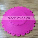 Circular Mould Pollution-free Silicone Coffee Cup Lid With Lace for Gift Promotion thumbnail-2