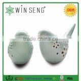 Creative Home Decoration White Porcelain Craft in Bird Shape thumbnail-1