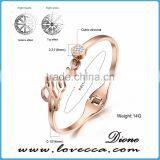 New Design Lady Jewelry Love Bracelet Rose Gold Color Titanium Steel Bracelet Bangle thumbnail-6