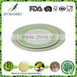 Biological Eco-friendly top-selling Bamboo Fiber Melamine Round Dinner Plate