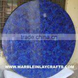 Lapiz Lazuli Marble Table Tops, Marble Dining Table Top thumbnail-1